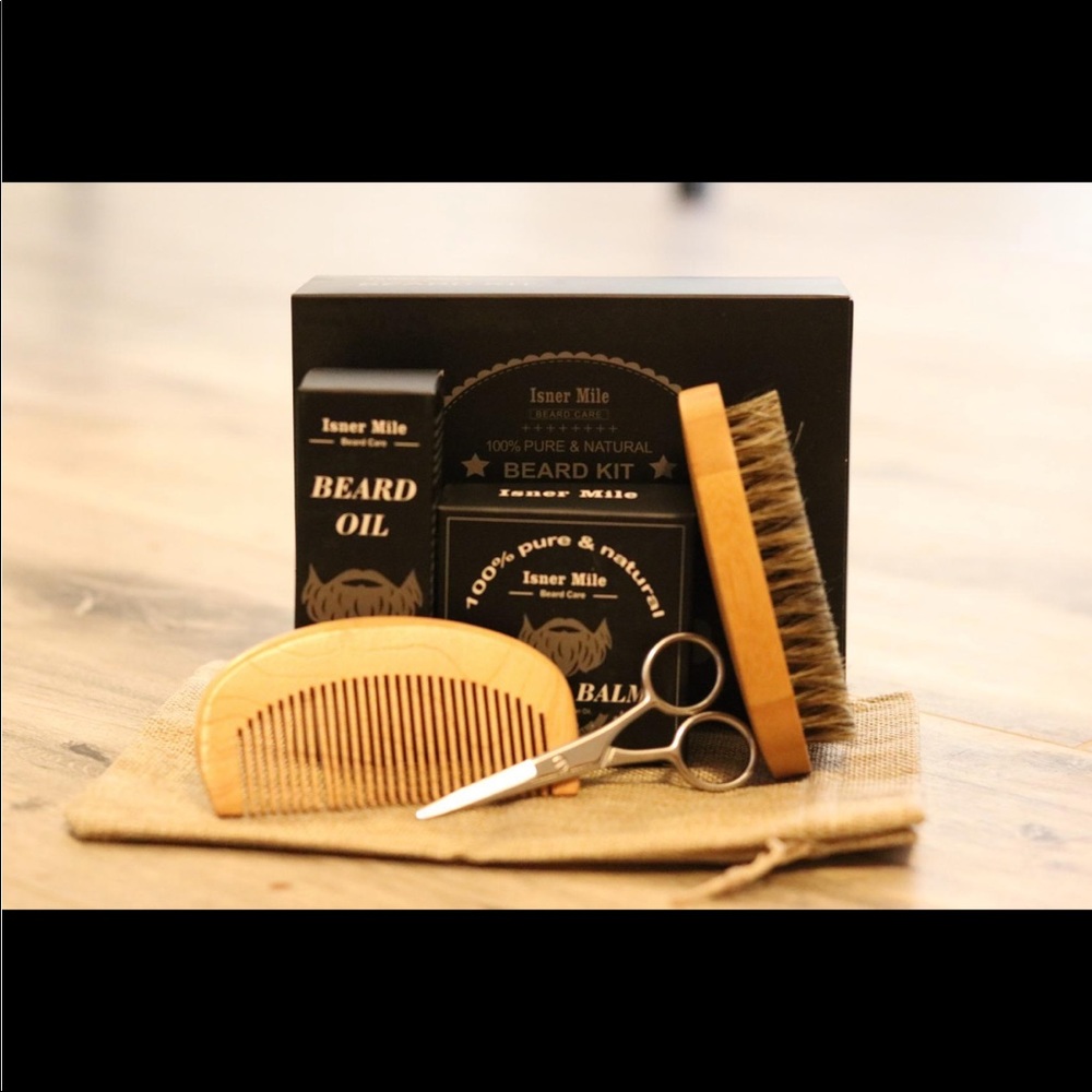 9 piece Organic Beard Kit for men - Picture 4 of 6